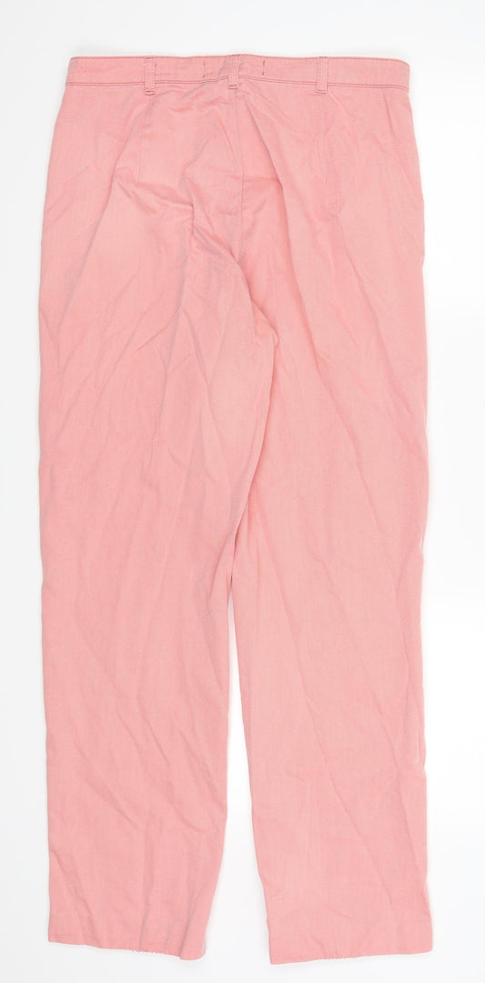 Bianca Womens Pink   Trousers  Size 10 L28 in