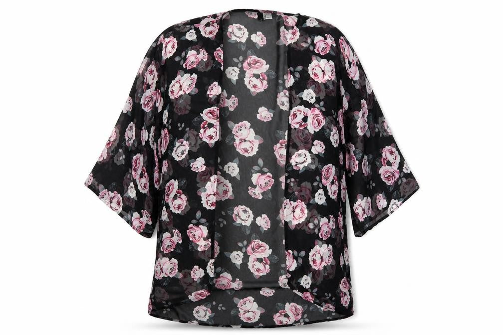 Womens UK Size S H&M Pink Kimono Coat
