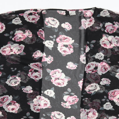 Womens UK Size S H&M Pink Kimono Coat