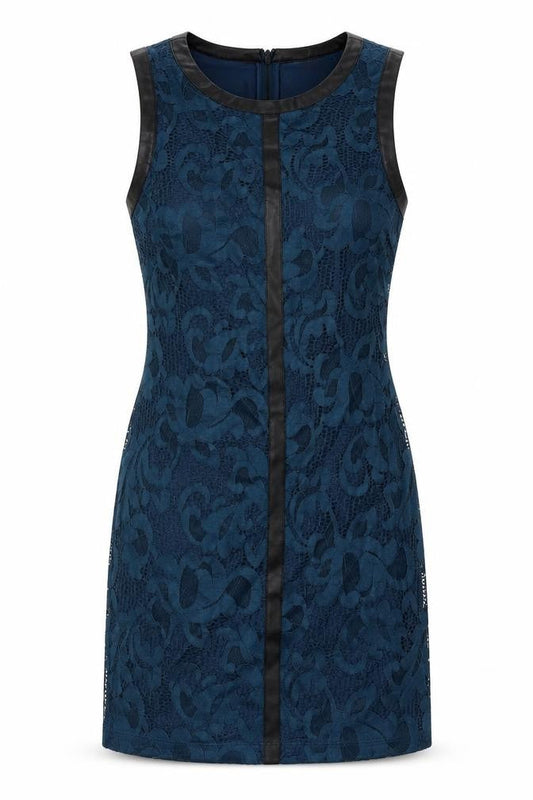 Tart Womens Blue  Lace Pencil Dress  Size L