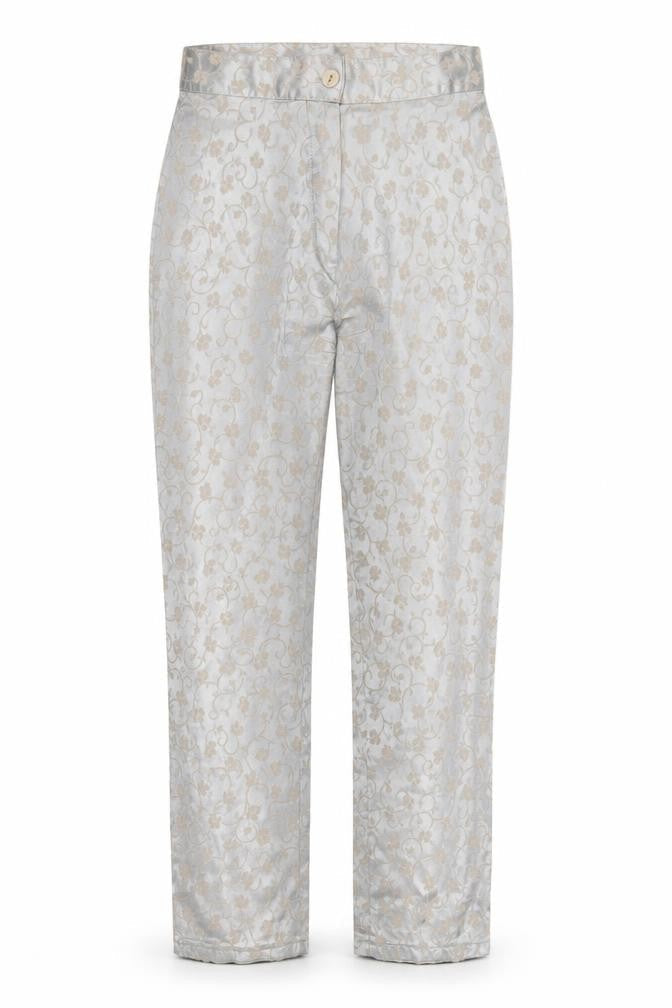 Womens UK Size 26 in Preworn Regular Fit  Silver Trousers
