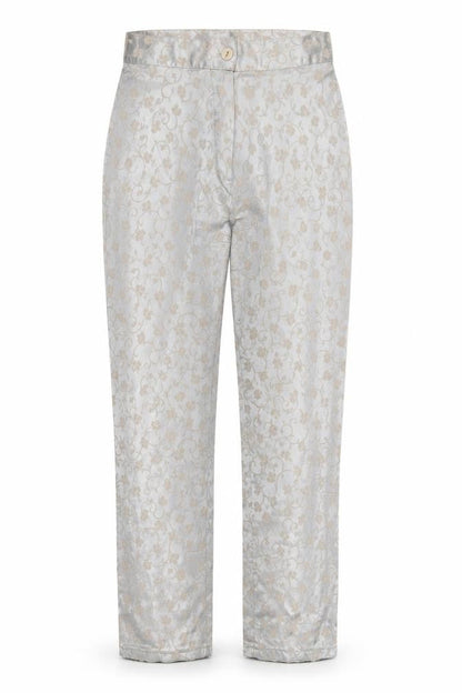 Womens UK Size 26 in Preworn Regular Fit  Silver Trousers