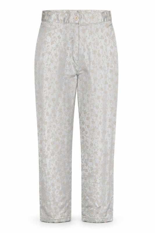 Womens UK Size 26 in Preworn Regular Fit  Silver Trousers