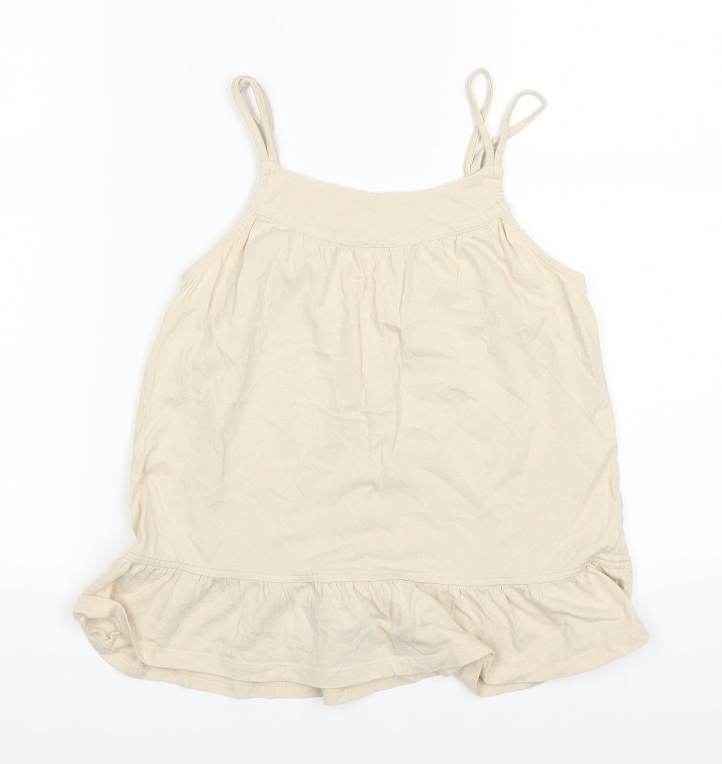 Gap  Girls Beige   Basic Tank Size L