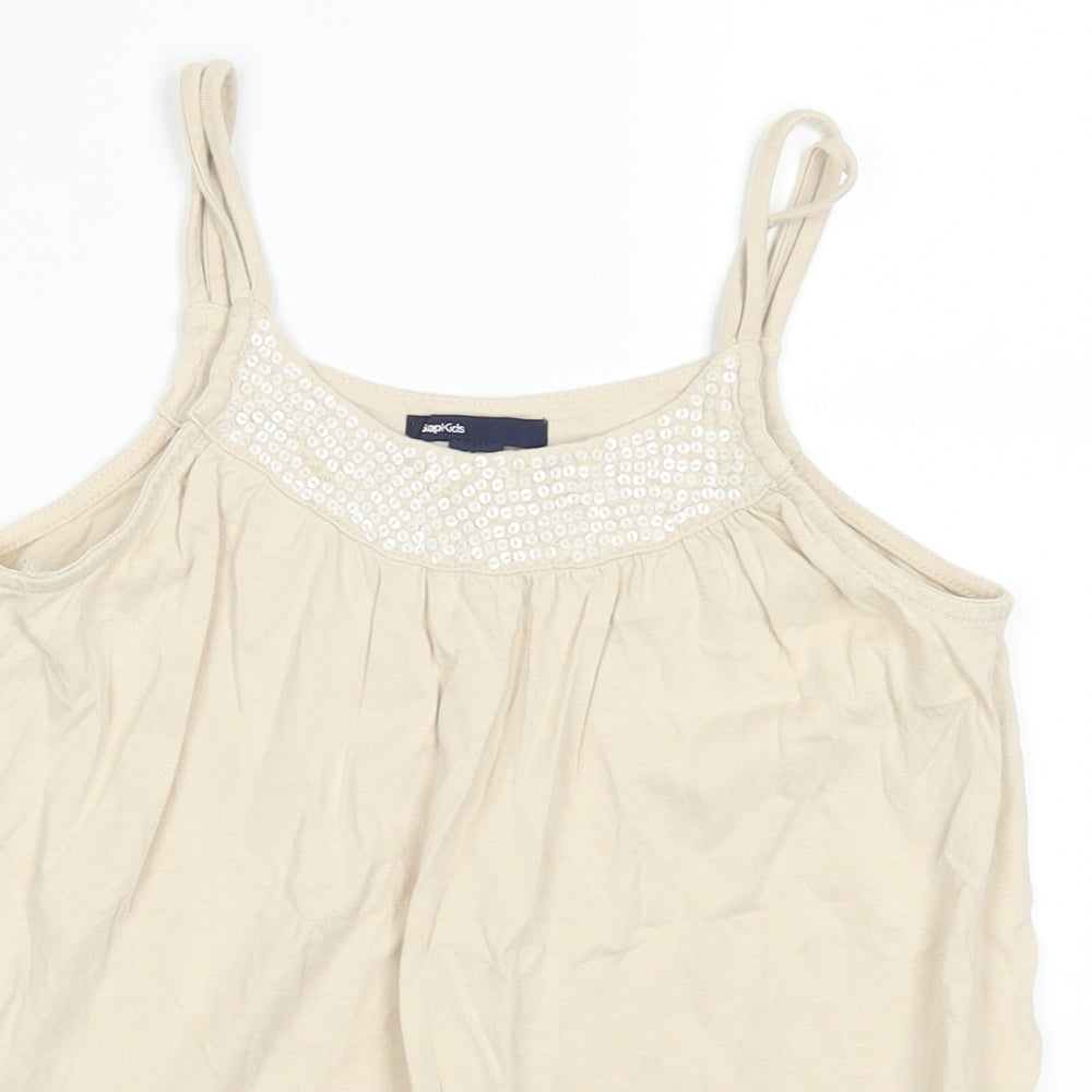 Gap  Girls Beige   Basic Tank Size L