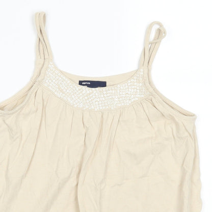 Gap  Girls Beige   Basic Tank Size L
