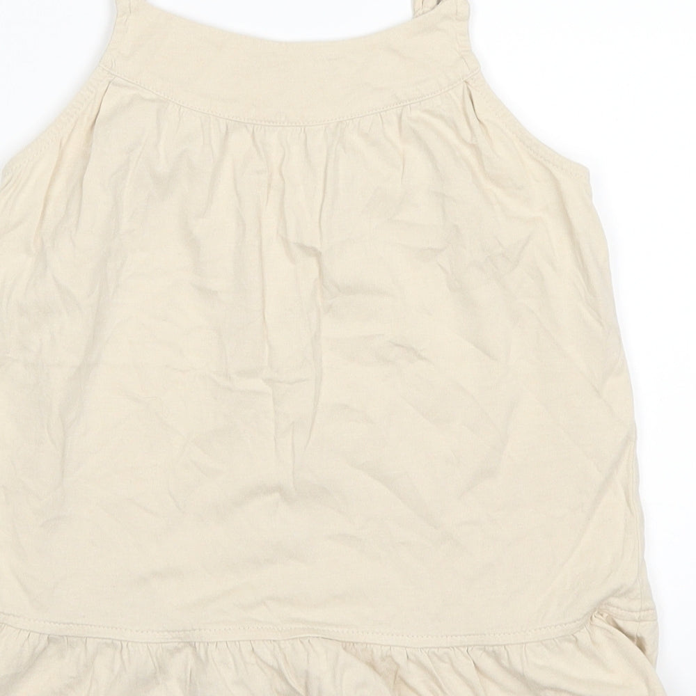 Gap  Girls Beige   Basic Tank Size L