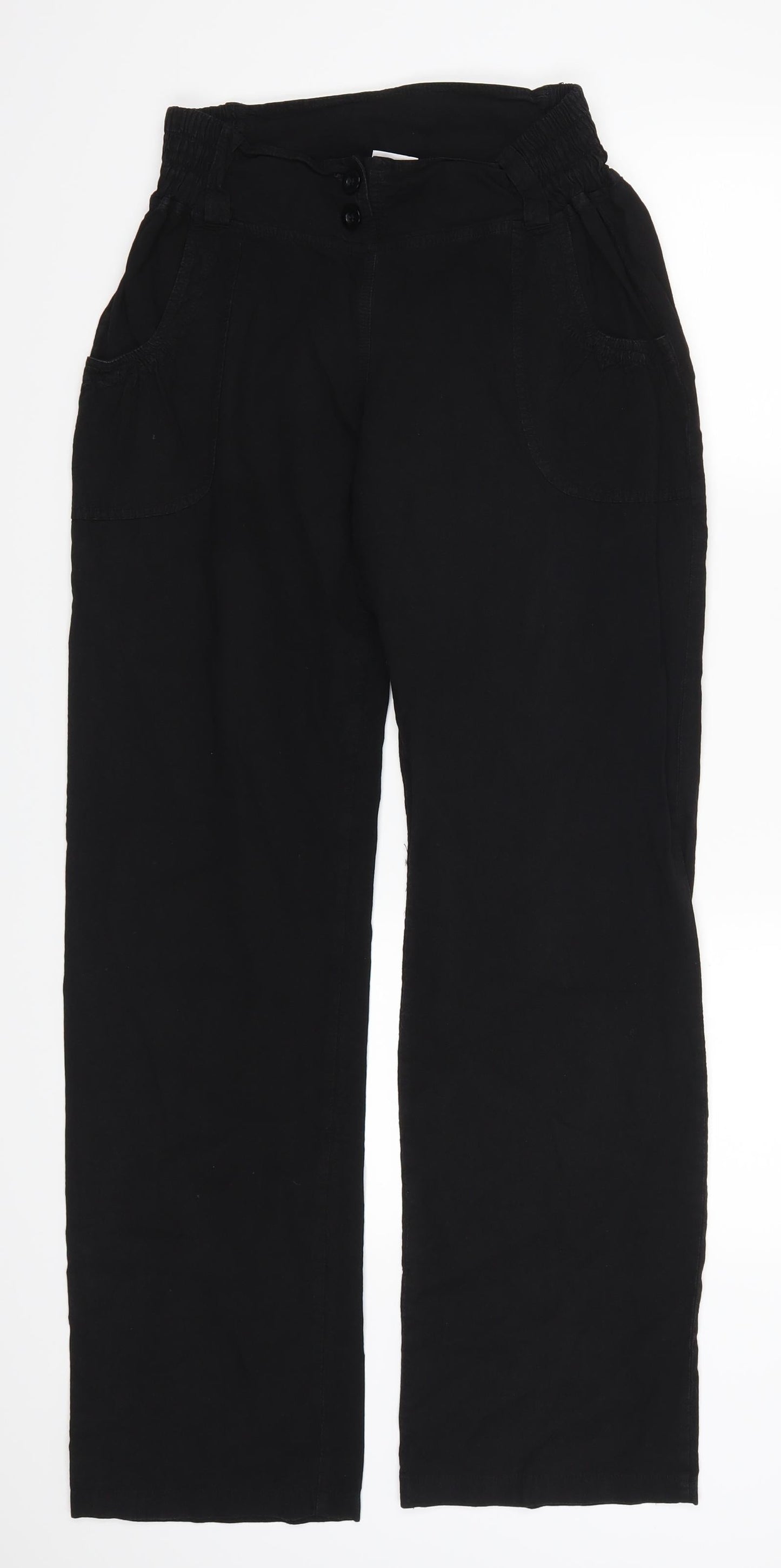 La Cotonniere Womens Black   Trousers  Size M L30 in