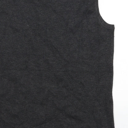 Womens UK Size M Cable & Gauge Grey Basic Tank