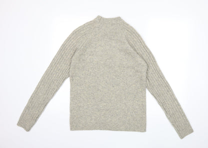 Topman Mens Beige  Knit Pullover Jumper Size S