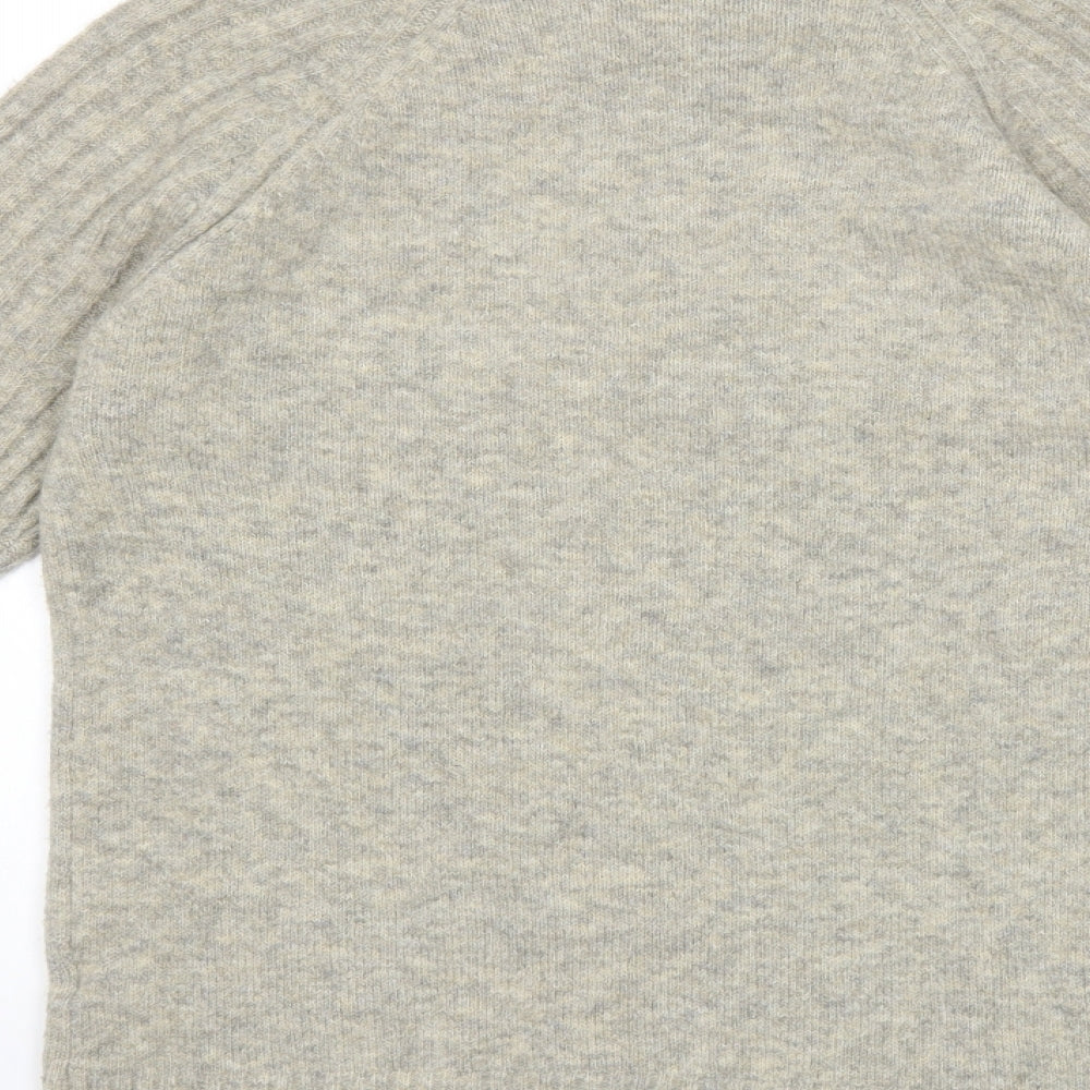 Topman Mens Beige  Knit Pullover Jumper Size S