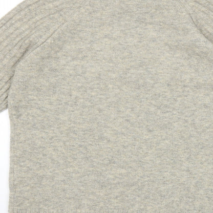 Topman Mens Beige  Knit Pullover Jumper Size S