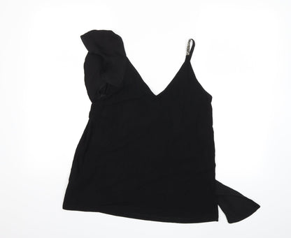 Womens UK Size 10 NEXT Black Basic Tank