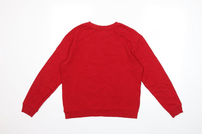 Stradivarius Womens Red   Pullover Sweatshirt Size S