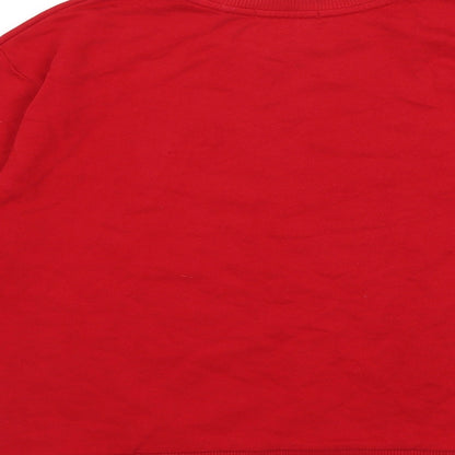 Stradivarius Womens Red   Pullover Sweatshirt Size S