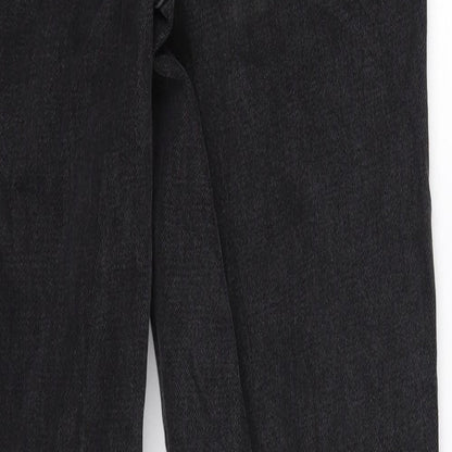 Topshop Womens Black  Denim Skinny Jeans Size 25 in L32 in