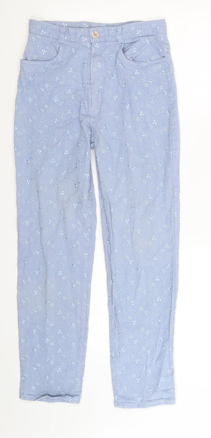 Womens UK Size 25 in Preworn Slim Fit Skinny Blue Jeans
