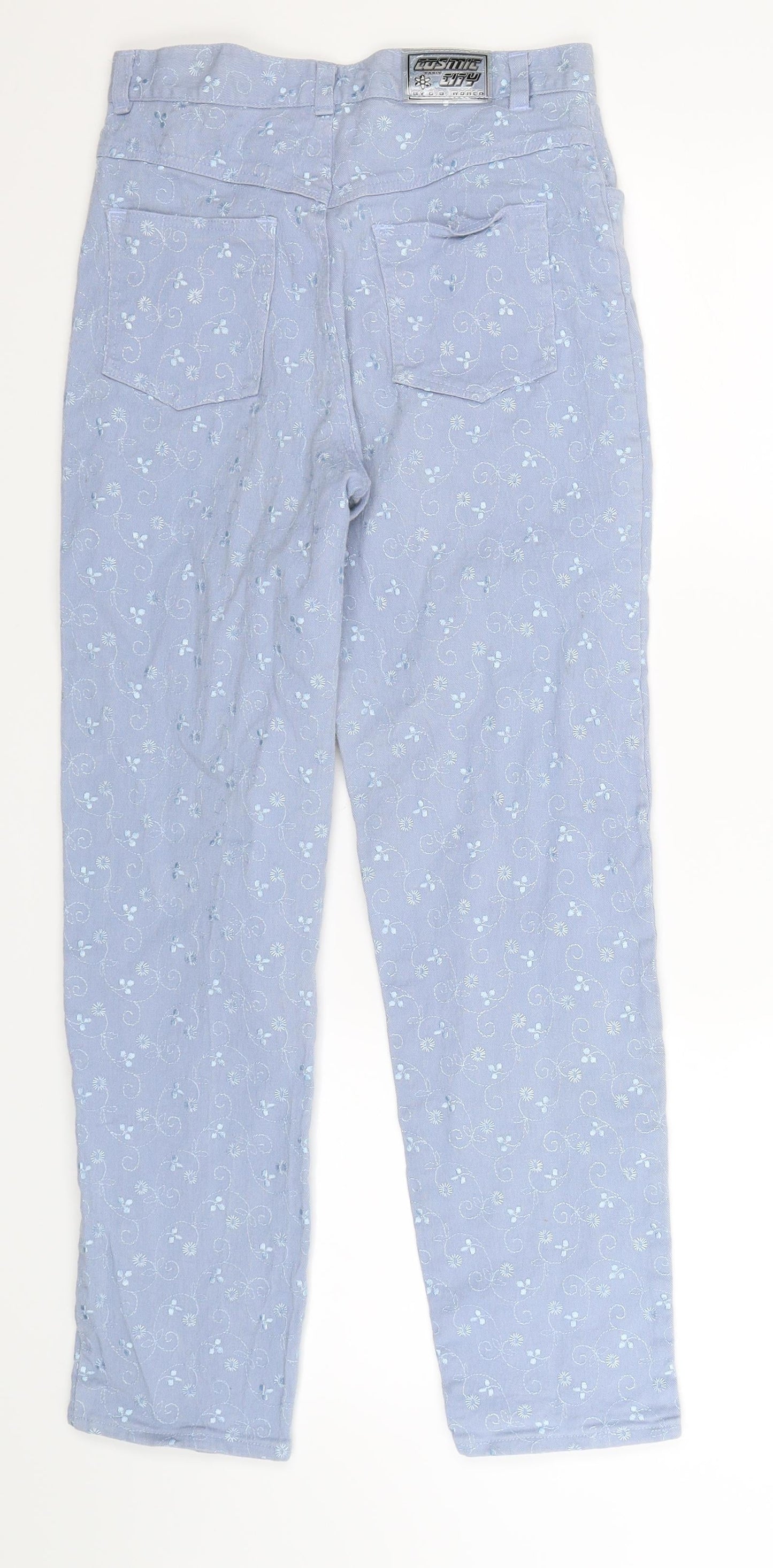 Womens UK Size 25 in Preworn Slim Fit Skinny Blue Jeans