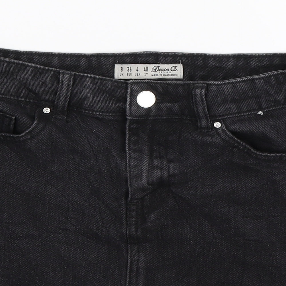 Womens UK Size 8 Denim Co A-Line Denim Skirt