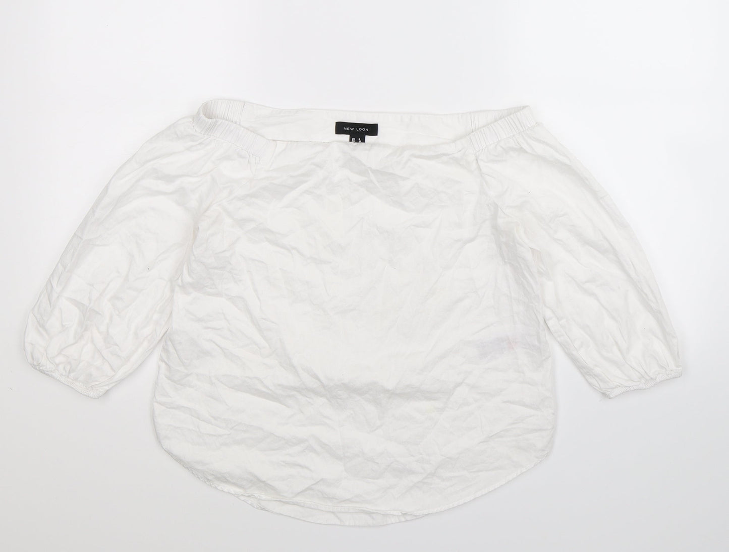 Womens UK Size 8 New Look White Camisole T-Shirt