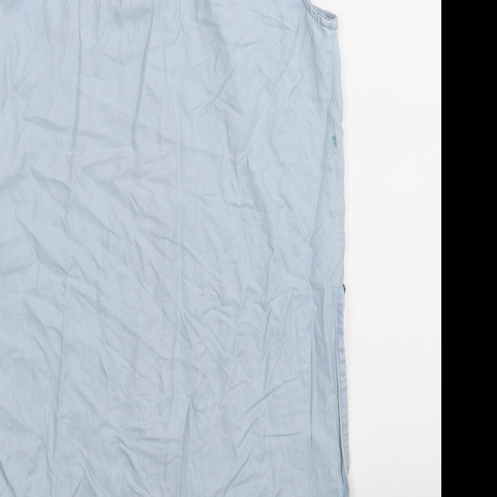 Denim Co Womens Blue   Basic Button-Up Size 10