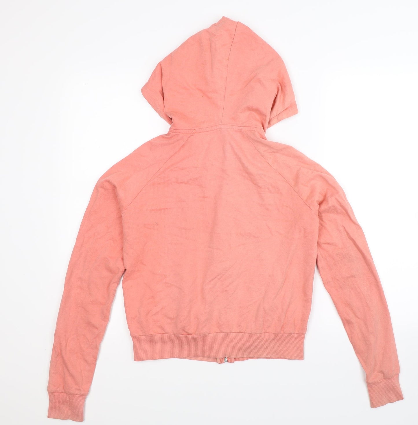 One & Unik Womens Pink   Full Zip Hoodie Size S