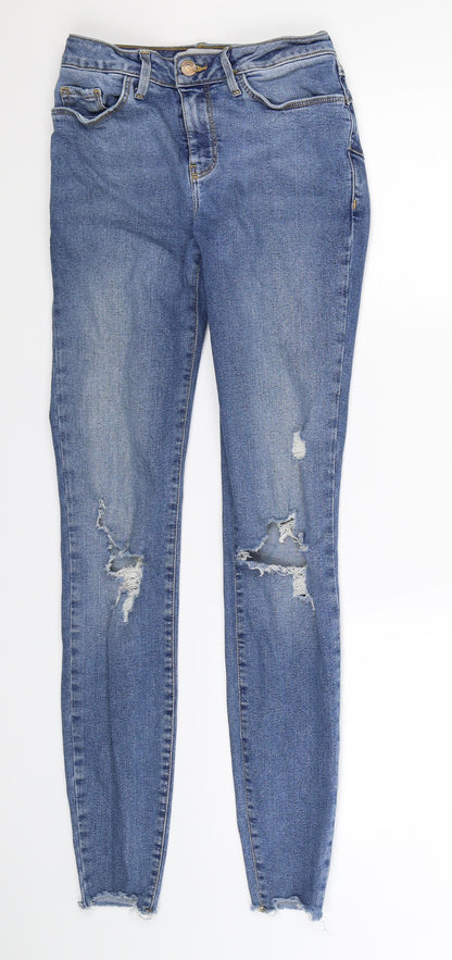 New Look Womens Blue  Denim Skinny Jeans Size 6 L29 in