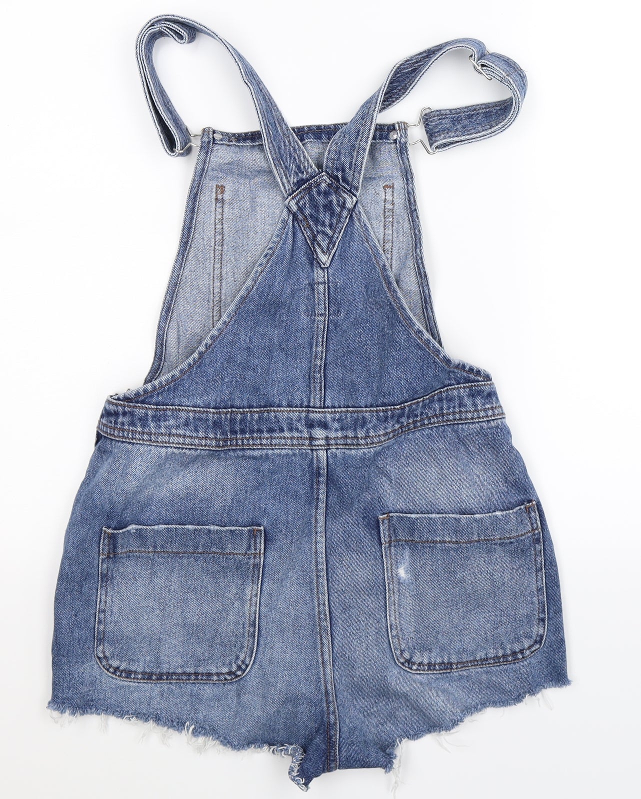 Denim Co Womens Blue  Denim Dungaree One-Piece Size 8