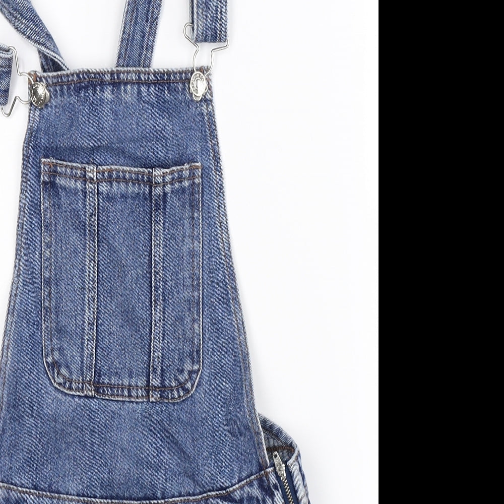 Denim Co Womens Blue  Denim Dungaree One-Piece Size 8