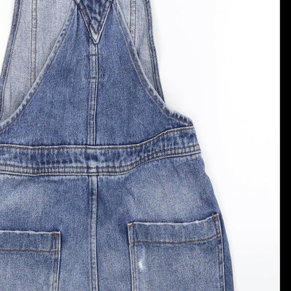 Denim Co Womens Blue  Denim Dungaree One-Piece Size 8
