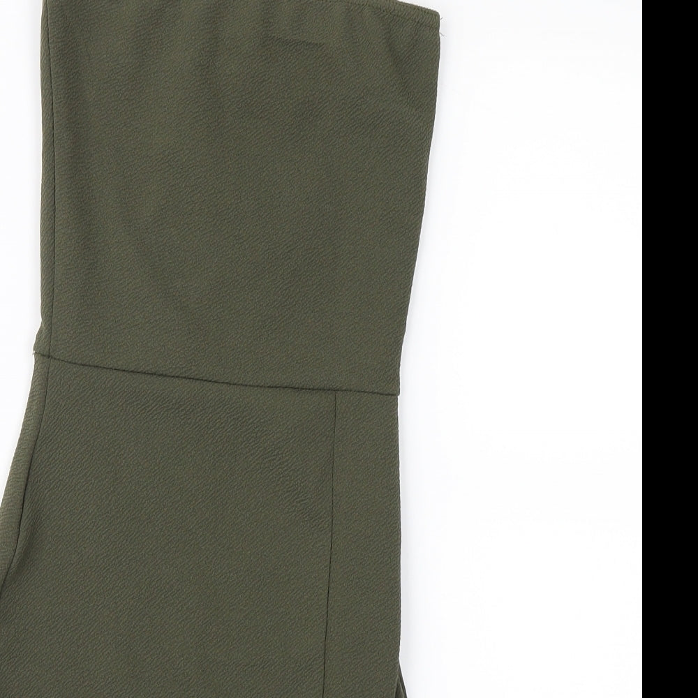 PRETTYLITTLETHING Womens Green   A-Line  Size 4