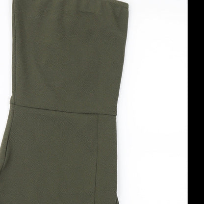 PRETTYLITTLETHING Womens Green   A-Line  Size 4