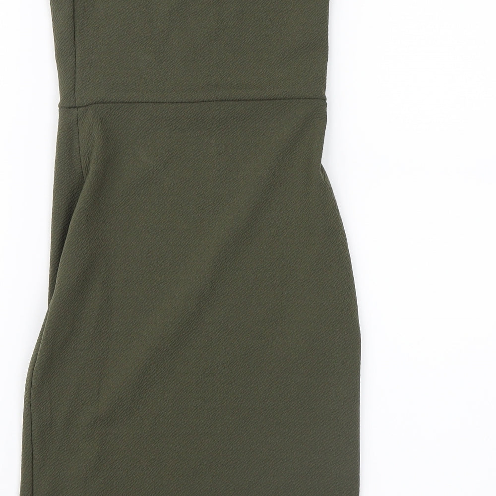 PRETTYLITTLETHING Womens Green   A-Line  Size 4