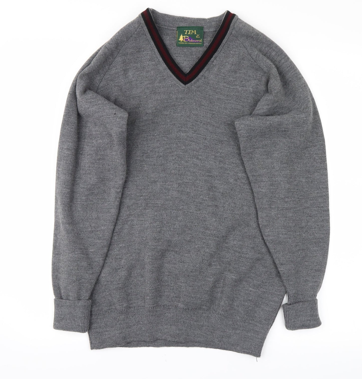 balmoral Mens Grey   Pullover Jumper Size S