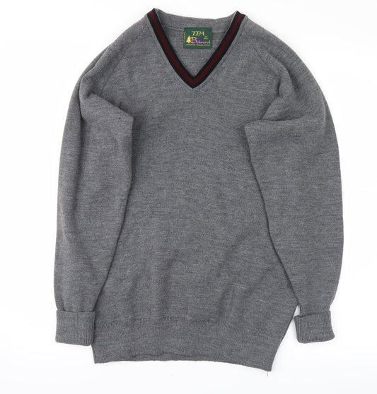balmoral Mens Grey   Pullover Jumper Size S