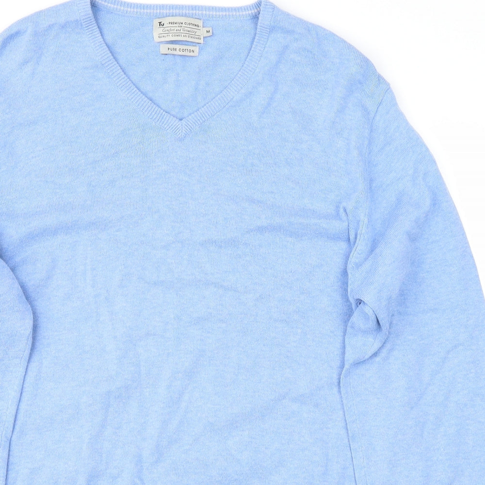 TU Mens Blue   Pullover Jumper Size M