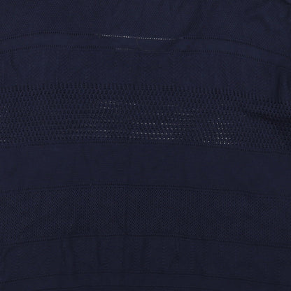 Moda Womens Blue   Pullover Jumper Size 18  - see through