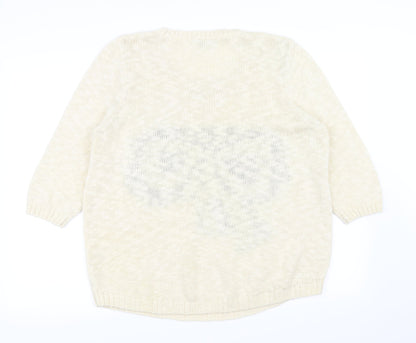 BHS Womens Beige   Pullover Jumper Size 14