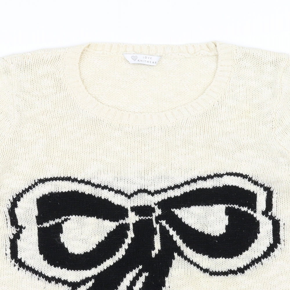 BHS Womens Beige   Pullover Jumper Size 14