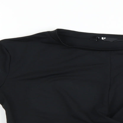Womens UK Size 6 Very Black Basic T-Shirt
