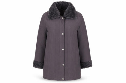 Womens UK Size XS Bonmarché Grey Windbreaker Coat