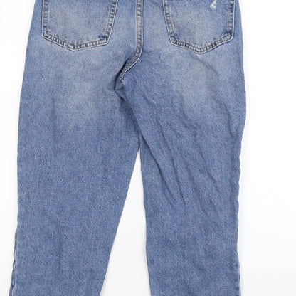 denim co Womens Blue  Denim Mom Jeans Size 6 L21 in