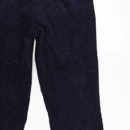 greenwoods Mens Blue Striped Corduroy Straight Jeans Size 36 L30 in