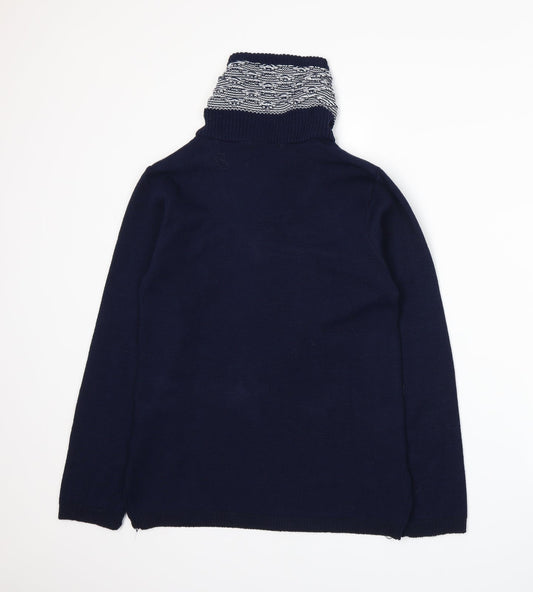Abbey Bay Womens Blue  Knit Pullover Jumper Size L