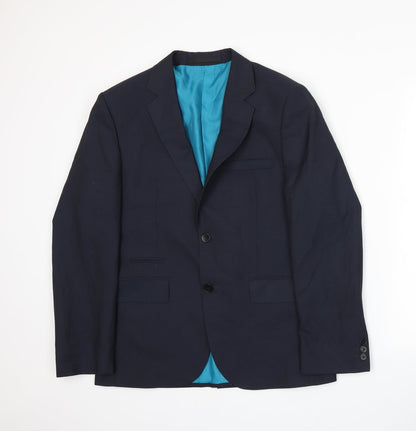 Mens UK Size M Marks and Spencer Regular Blue Suit Jacket