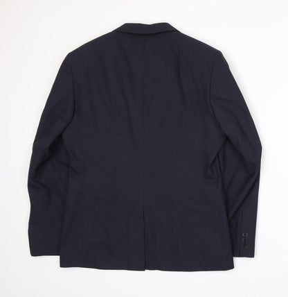 Mens UK Size M Marks and Spencer Regular Blue Suit Jacket