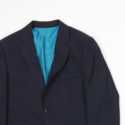 Mens UK Size M Marks and Spencer Regular Blue Suit Jacket