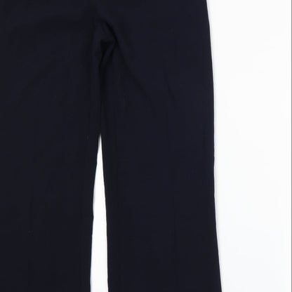 Womens UK Size 12 Marks and Spencer Regular Fit  Blue Trousers