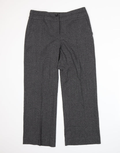 Womens UK Size 12 BHS Regular Fit  Grey Trousers