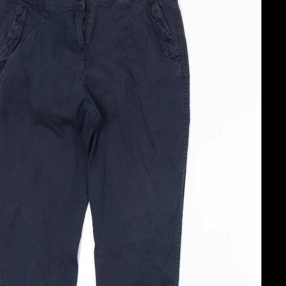Womens UK Size 10 Dorothy Perkins Regular Fit  Blue Trousers